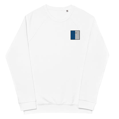 Embroidered Laois Unisex Organic Sweatshirt - Irish Counties Collection