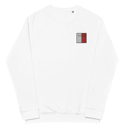 Embroidered Tír Eoghain Unisex Organic Sweatshirt - Irish Counties Collection